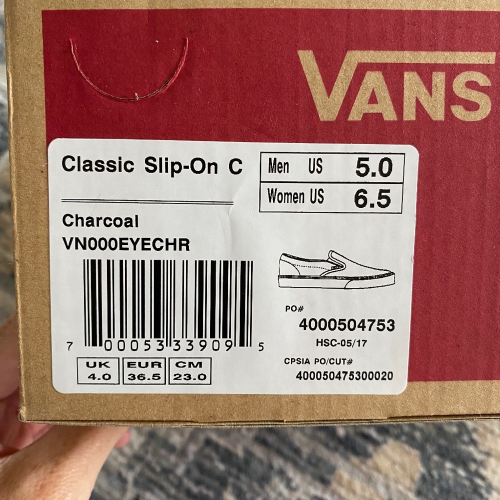 Classic slip ons